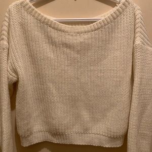 Long sleeve crop top - WOMEN